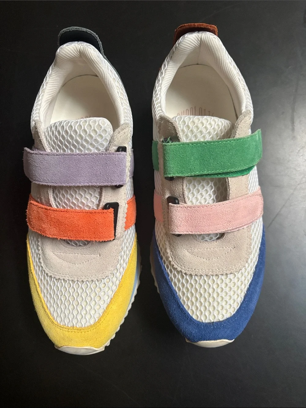 Charlotte Stone Colorblock Velcro Sneakers - Multi